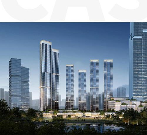 华润置地中心项目建成效果图