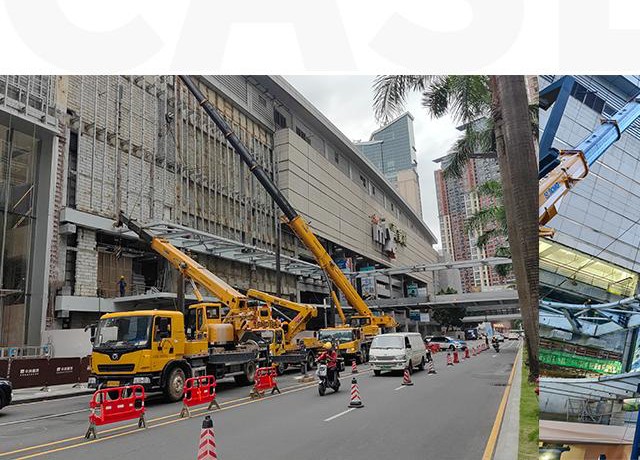 罗湖万象城商业中心天桥人视图