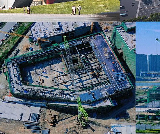 汕头立讯精密电子信息产业中心施工现场航拍